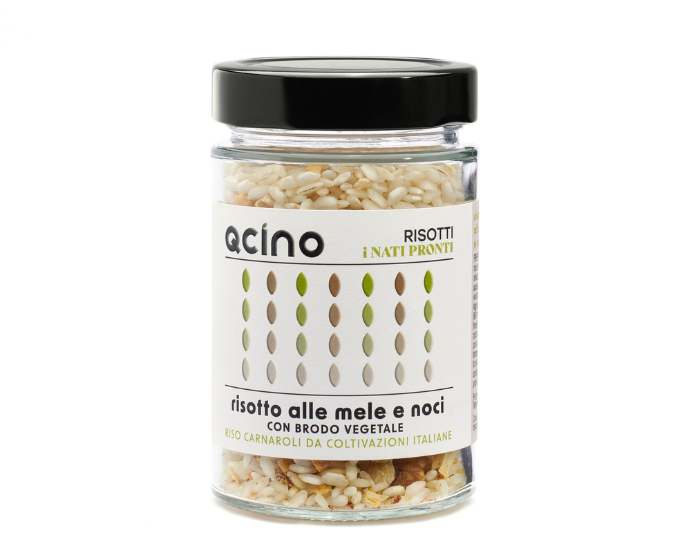 Risotto alle mele e noci Qcino